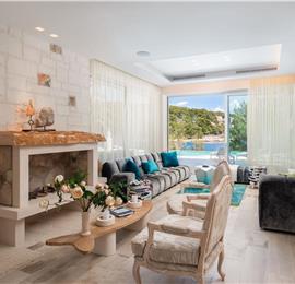 Luxury 6 Bedroom Brac Island Beach Front Villa With Heated Infinity Pool and lift near Sumartin sleeps 12